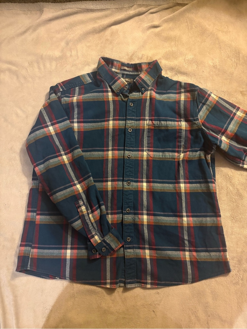 Eddie Bauer Multicolor Men’s Flannel Shirt Mens